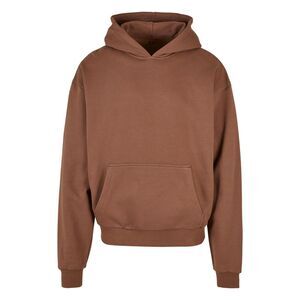 Build Your Brand Mens Ultra Heavyweight Hoodie / Bark